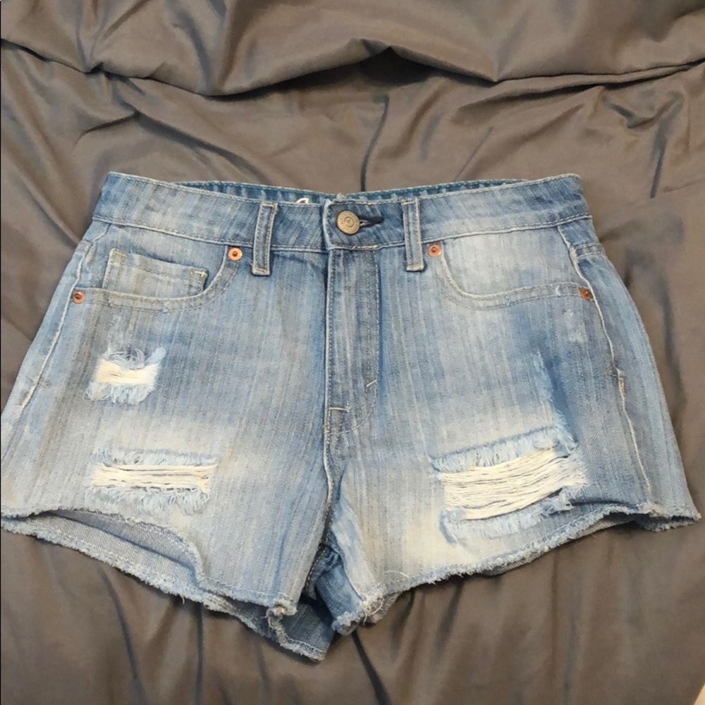 Aeropostale High Waisted Jean Shorts